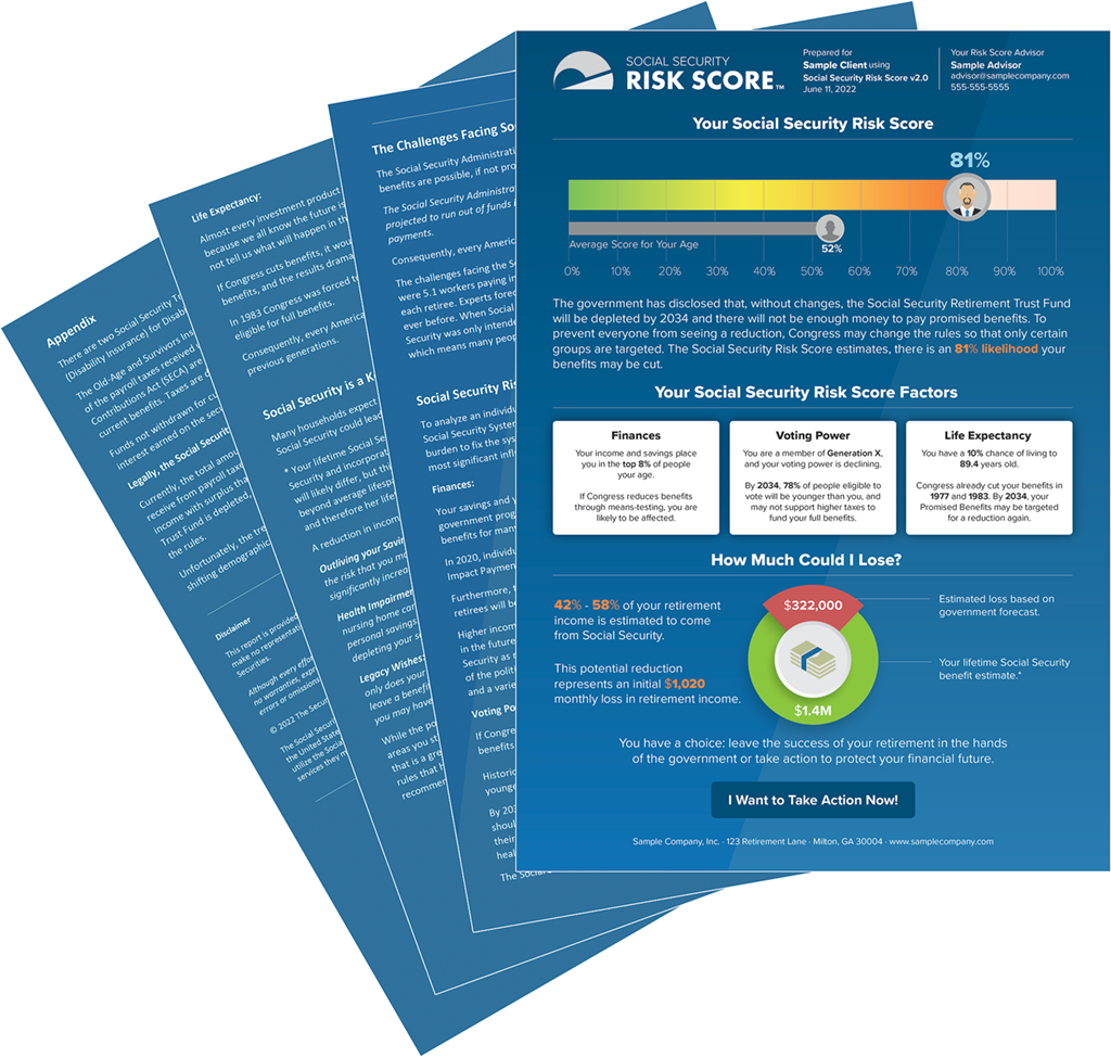 Social Security Risk Score Report